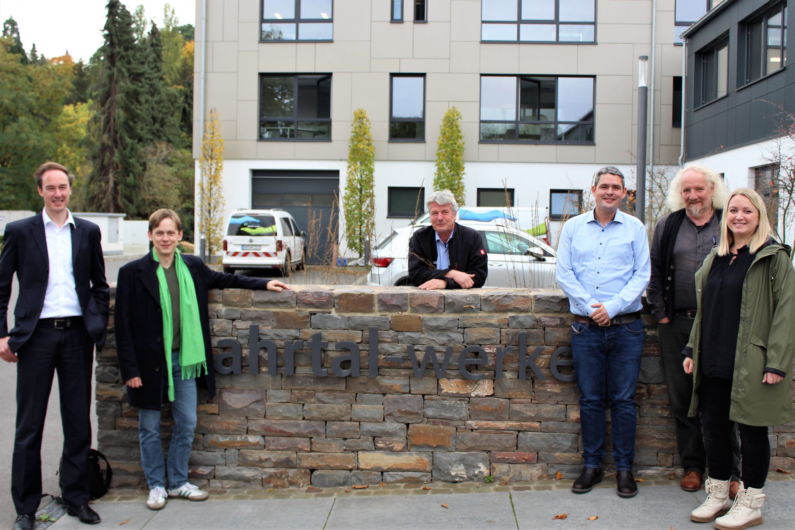 Foto von Sarah Rößel (v.l.): Dominik Neswadba, Dr. Heiko Knopf, Dirk Janßen, Christophe Vianden, Wolfgang Schlagwein, Verena Örenbas