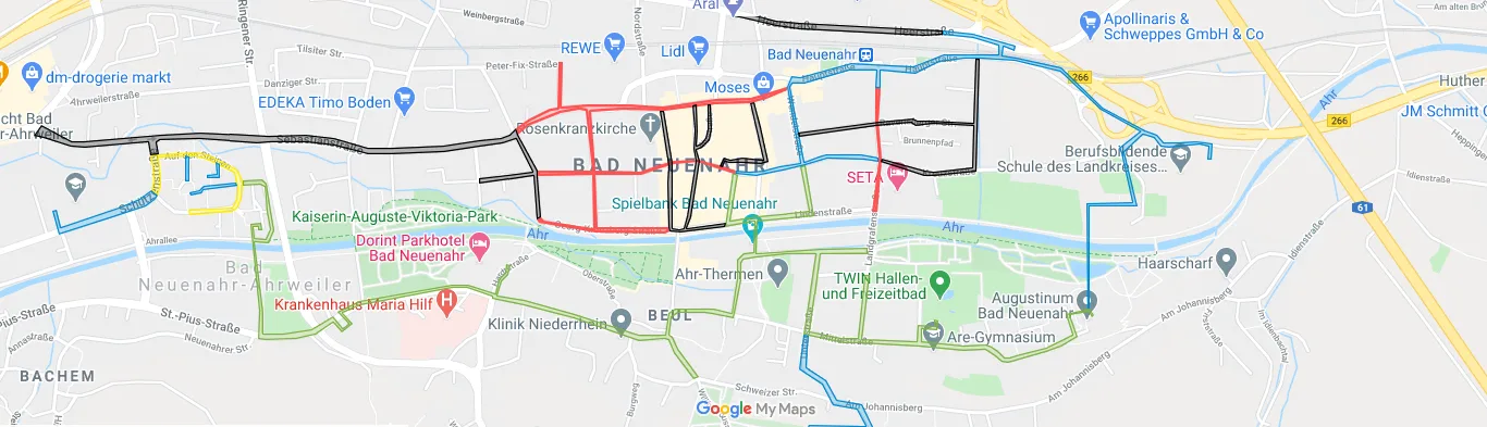 Ahrta-Werke Fernwärmenetz